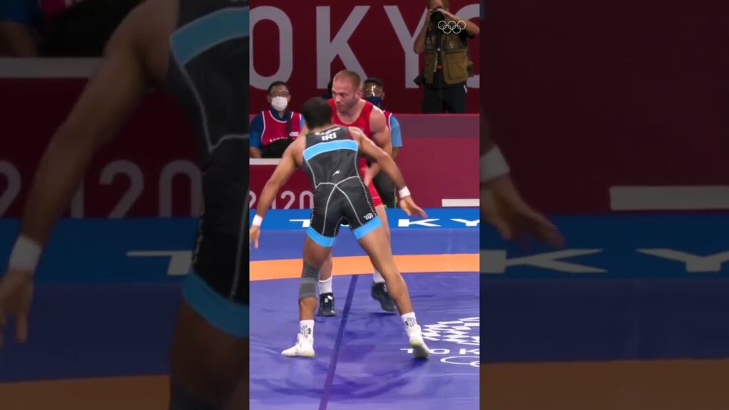 이 장면 영화에서 본 것 같지 않나요? 🎬 #올림픽 #MohammadiGeraei