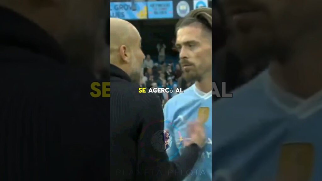 Guardiola retó a Grealish. #Guardiola #Grealish #city #futbol #haaland #walker #debruyne #futbol