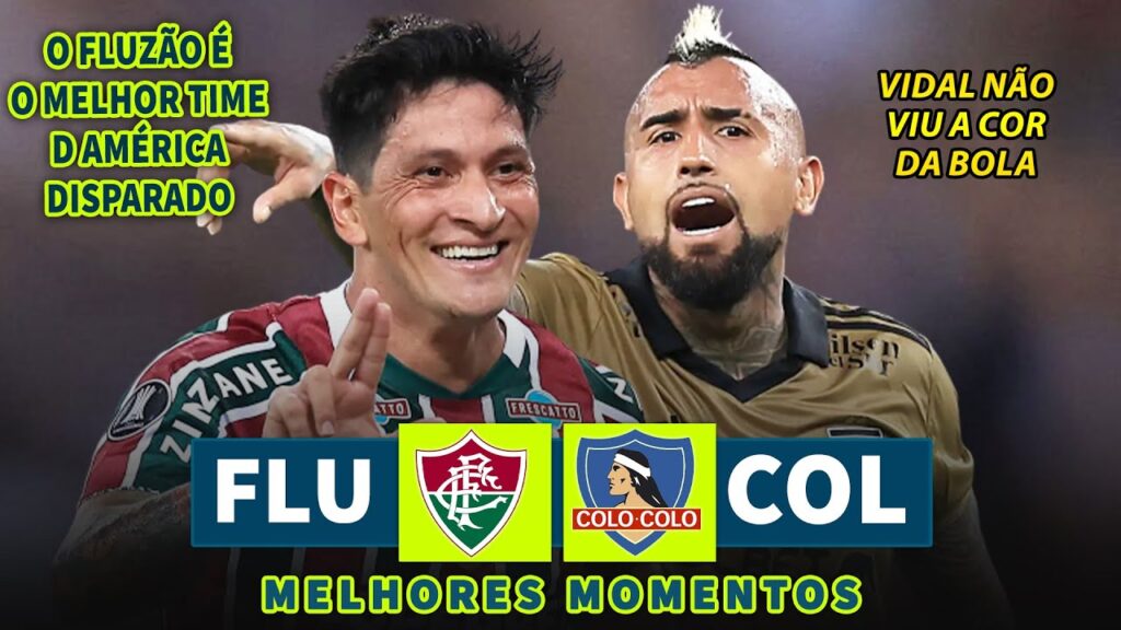 FLUZÃO HUMILHOU O VIDAL | Fluminense x Colo Colo | Melhores Momentos | Libertadores | 09/04/2024