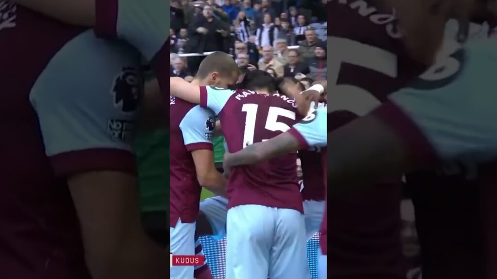 Mohammed Kudus really wanted to celebrate on the ball boy’s stall 😅🤝