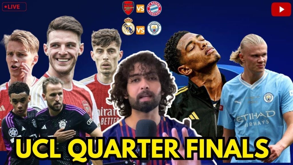 Arsenal vs Bayern & Real Madrid vs Man City: Live Champions League Watch along Double Feature!