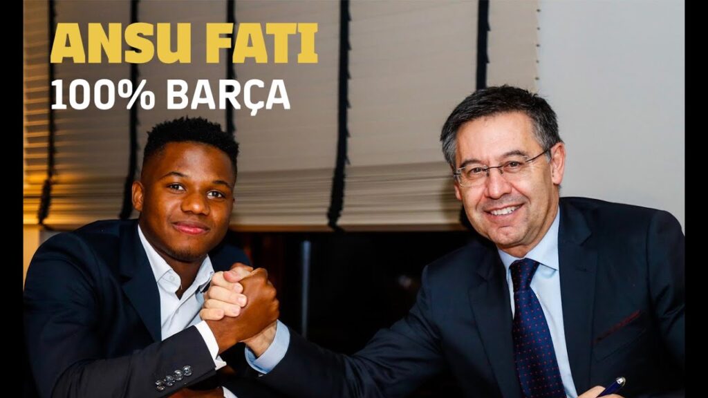 Ansu Fati signs improved contract