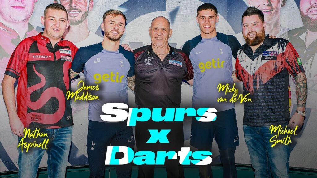 JAMES MADDISON & NATHAN ASPINALL TAKE ON MICKY VAN DE VEN & MICHAEL SMITH IN 501 DARTS CHALLENGE