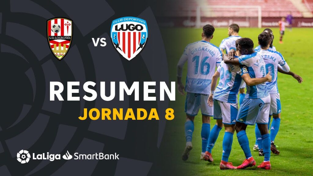 Resumen de UD Logroñés vs CD Lugo (2-3)