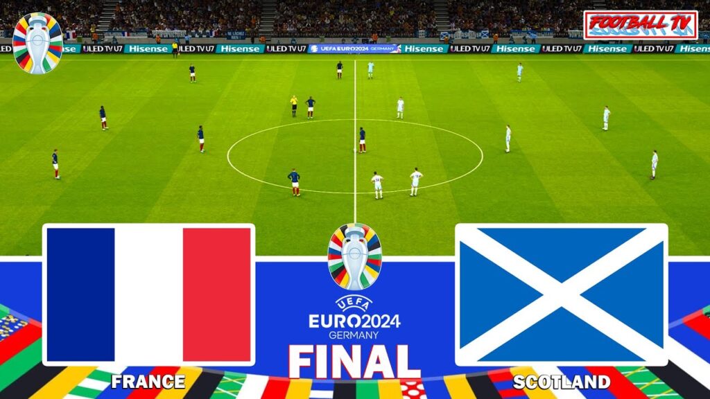 FRANCE vs SCOTLAND - UEFA EURO 2024 FINAL | Full Match All Goals | PES Gameplay PC
