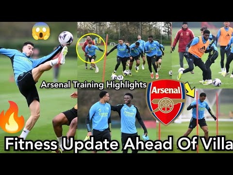 WE ARE READY!!!🔥 Magical Skills Inside Arsenal Training Today! Martinelli & Thomas Party Is Back!🚨