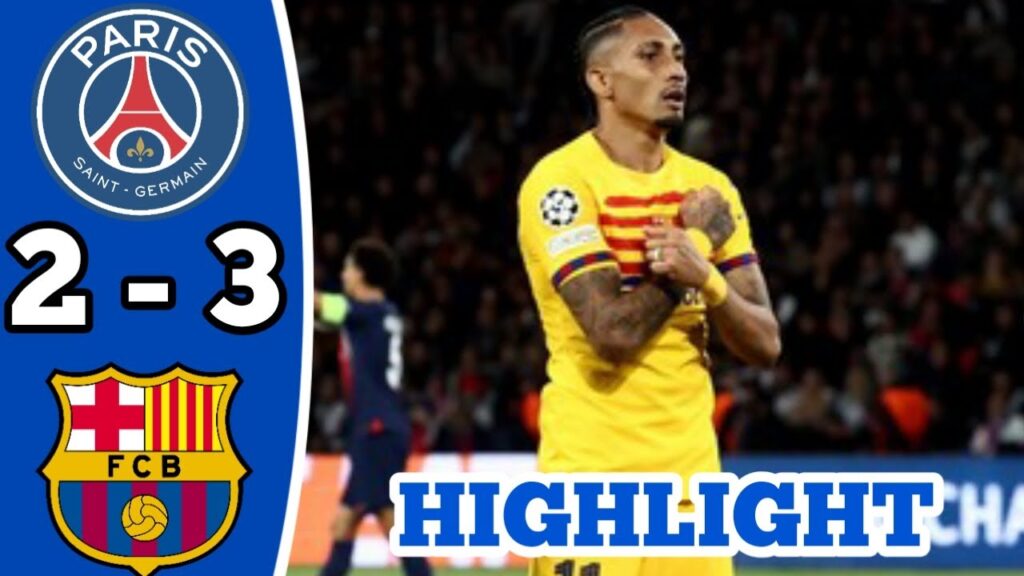 PSG vs Barcelona 2-3 | Blaugrana menang Dramatis di laga perempat final liga Champions 2024