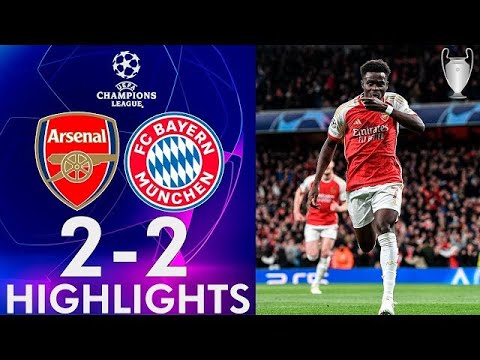 Arsenal vs Bayern Munich 2-2 Highlights #ARSFCB.