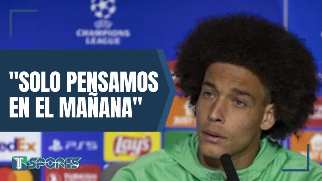 Axel Witsel: “Pensamos partido a partido, como El Cholo, no podemos mirar más lejos” Axel Witsel: "Pensamos partido a partido, como El Cholo, no podemos mirar más lejos"