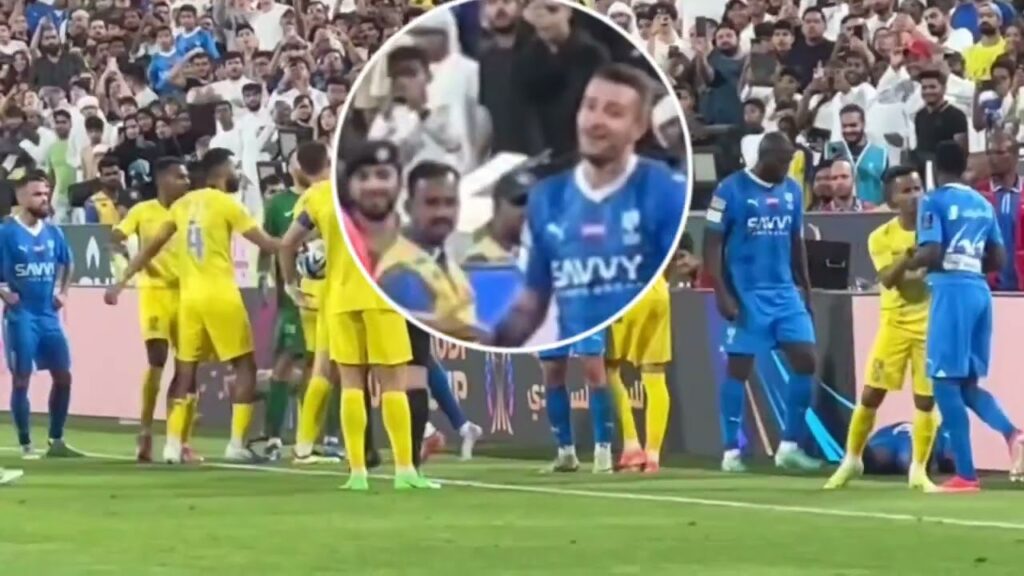 😱🤬Angry Cristiano Ronaldo fight & Red Card in Al Nassr vs Al Hilal!!