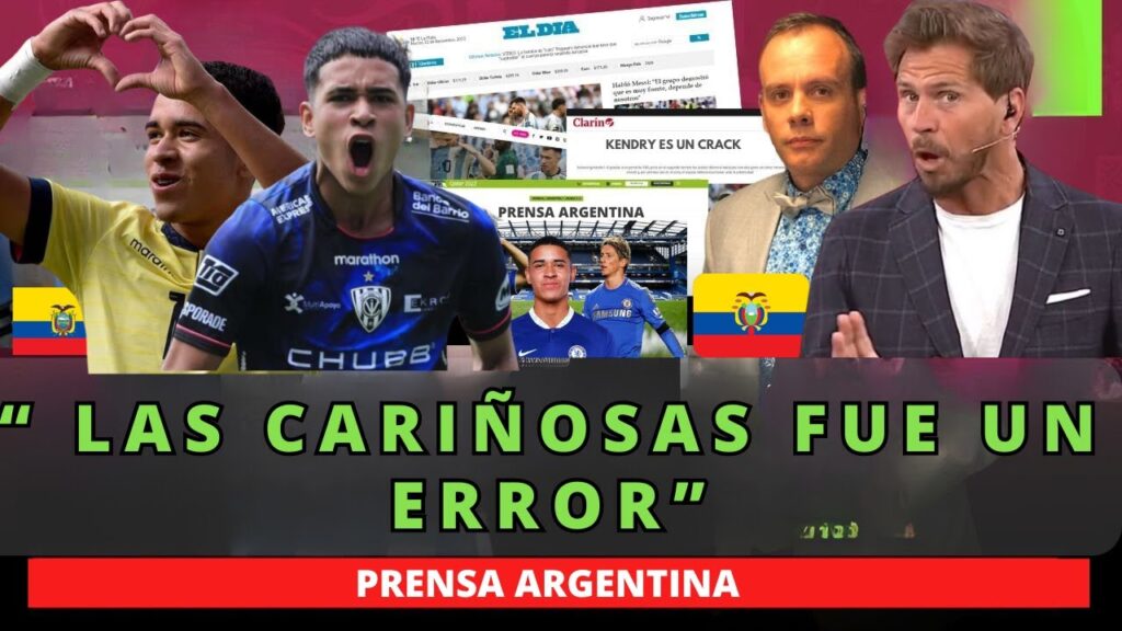KENDRY PAEZ EL NUEVO MESSI SEGUN MEDIOS ARGENTINOS // KENDRY HABLO SOBRE LAS CARIÑOSAS