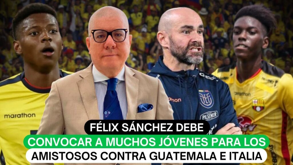 Félix Sánchez debe convocar a muchos jóvenes para los amistosos contra Guatemala e Italia