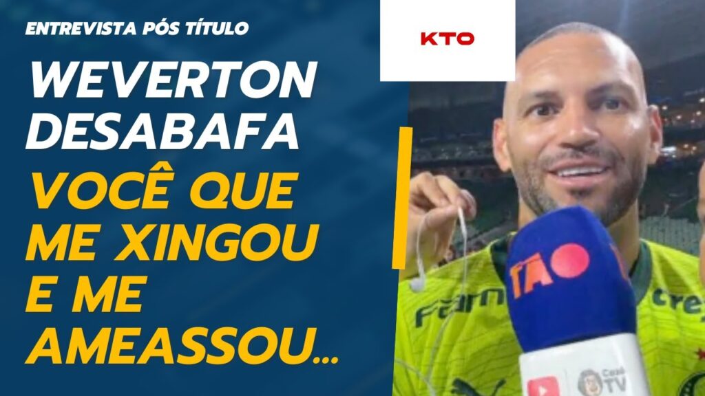 WEVERTON FALA SOBRE CRÍTICAS QUE RECEBEU NOS ÚLTIMOS TEMPOS E MANDA RECADO PARA OS CORNETAS