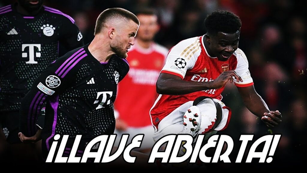 EMPATE ENTRE EL ARSENAL Y BAYERN | TODO SE RESUELVE EN LA VUELTA