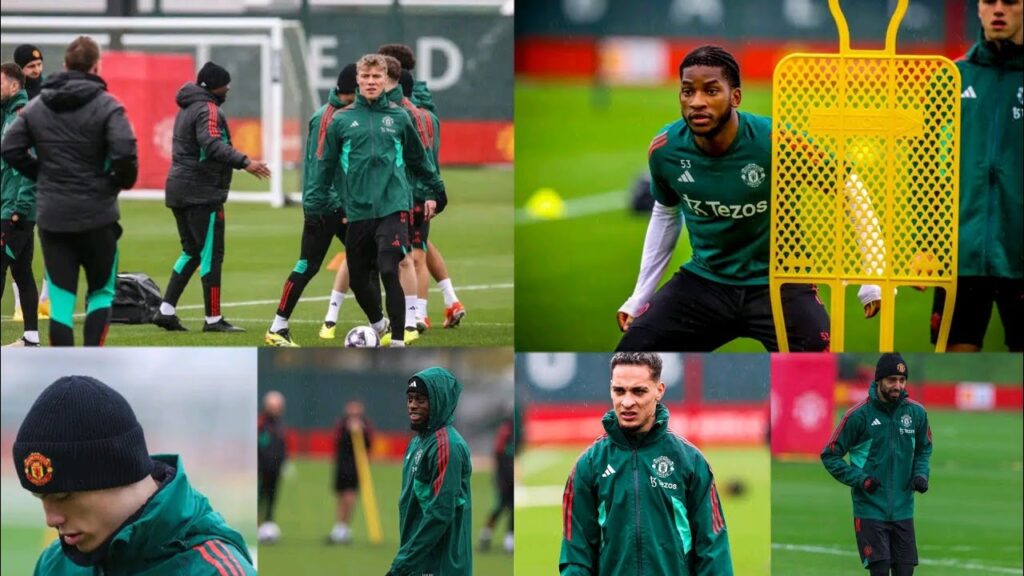 🚨VIDEO! MANCHESTER UNITED TRAINING SESSION AT CARINGTON TO DAY!  SEE WHO IS BACK