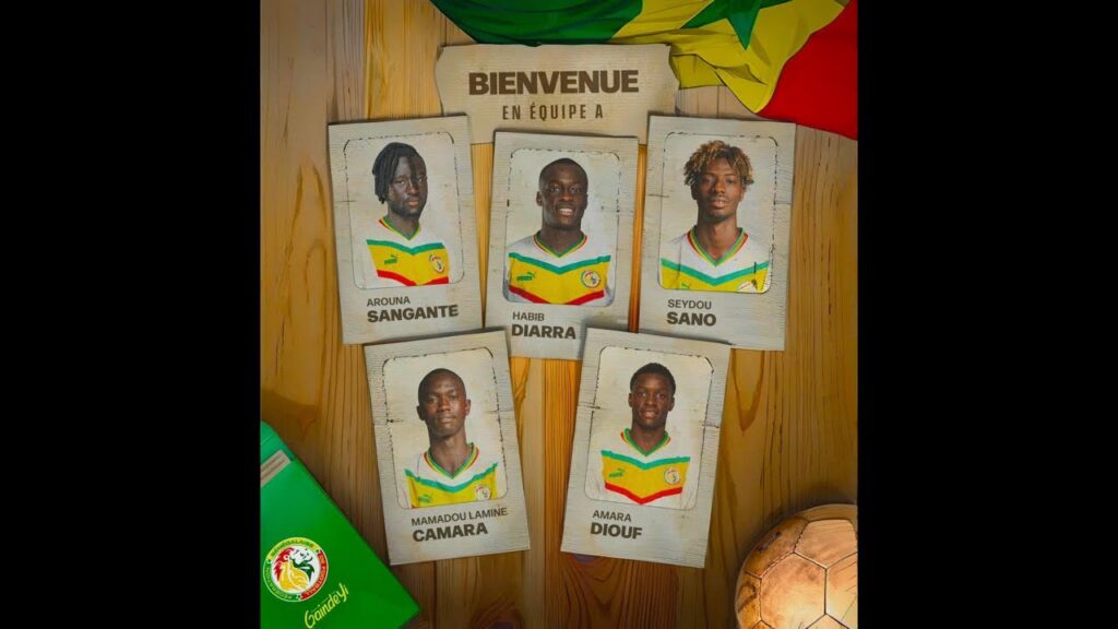 Liste Aliou CISSÉ : Cinq nouveaux lions dans la tanière. Bienvenue en équipe nationale A. 🇸🇳🇸🇳 Liste Aliou CISSÉ : Cinq nouveaux lions dans la tanière. Bienvenue en équipe nationale A. 🇸🇳🇸🇳
