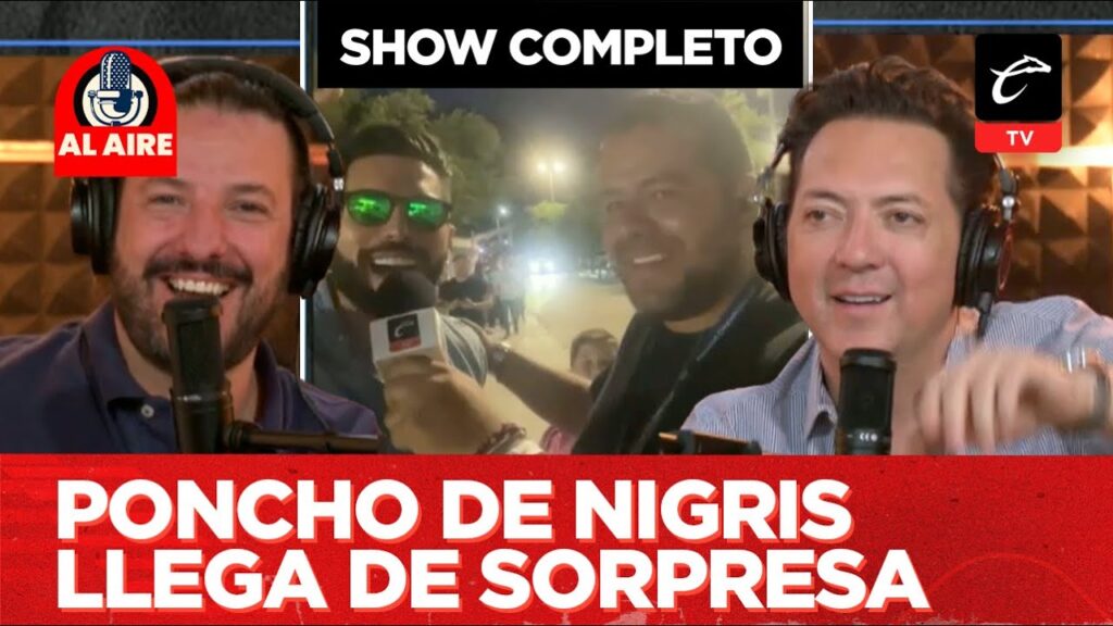 AL AIRE | PONCHO DE NIGRIS SORPRENDE a IÑAKI y BAZOOKA en pleno PROGRAMA