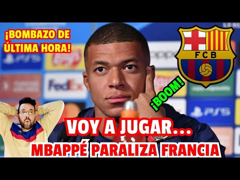 ÚLTIMA HORA ¡KYLIAN MBAPPÉ PARALIZA FRANCIA CON ESTE BOMBAZO QUE ACABA DE ANUNCIAR CON EL BARÇA!