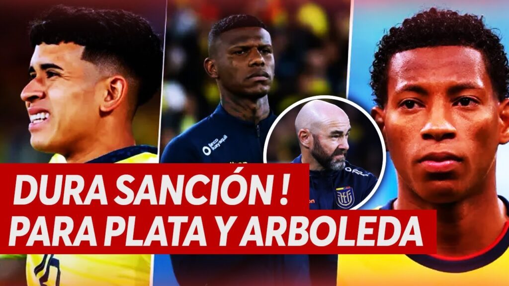 LA DURA SANCIÓN para GONZALO PLATA y ROBERT ARBOLEDA ¿Y Kendry?