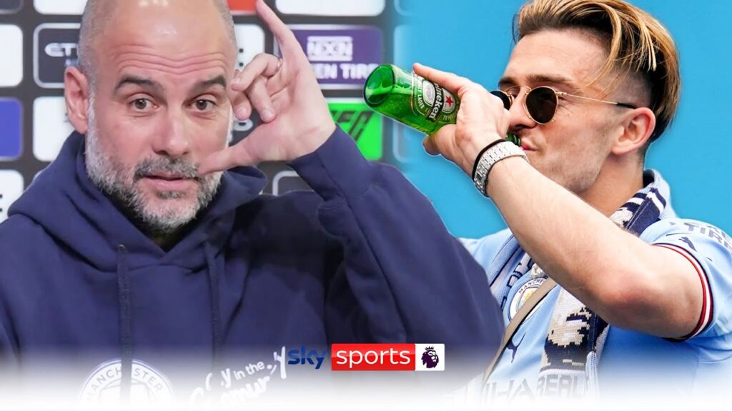 "Talking of beers... how pleased are you with Jack Grealish's form at the moment?" 😂 🍻