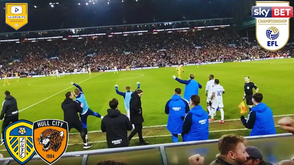 Leeds United Dan James triggers fantastic scenes at Elland Road against Hull City #leedsunited