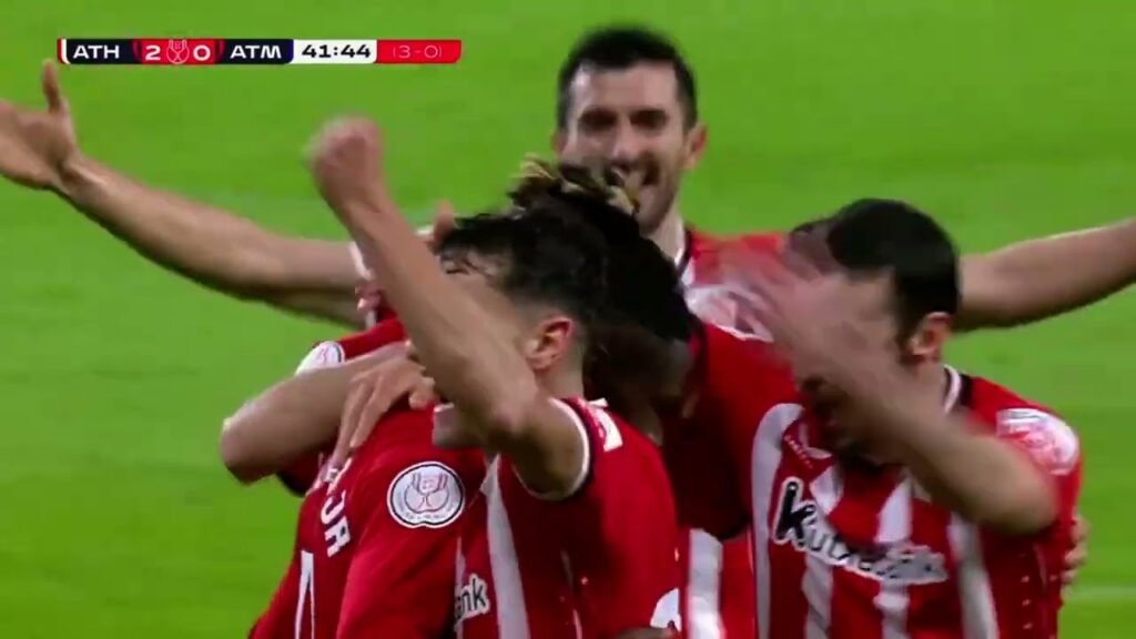 Inaki Williams Return Assist Favor to Brother Nico for Atletic Bilbao 2nd goal VS Atleico Madrid