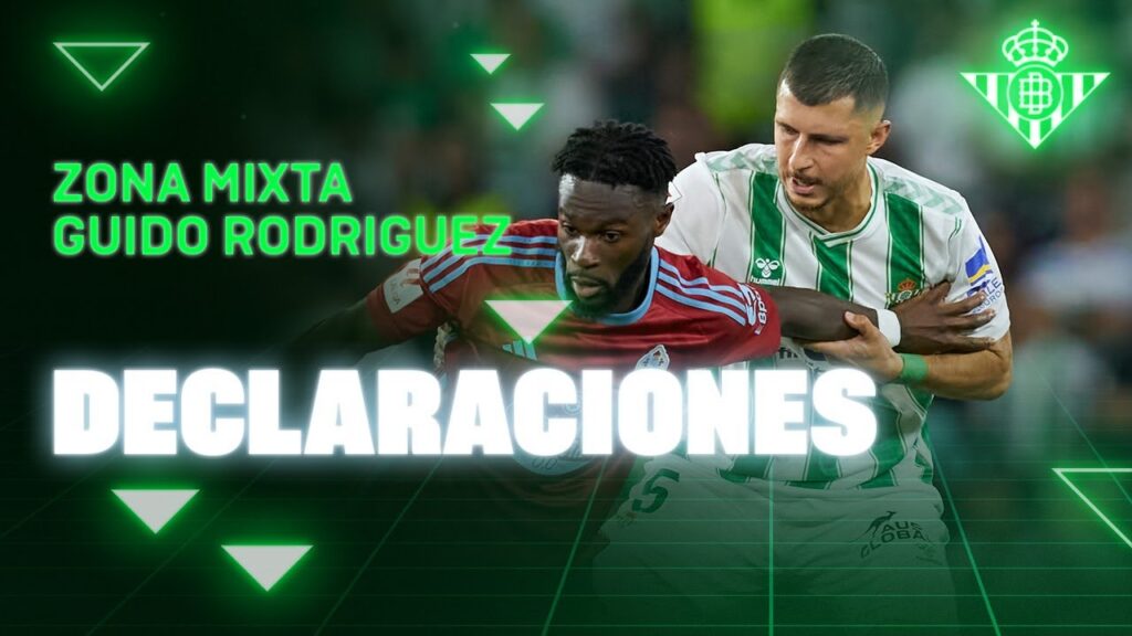 Declaraciones de Guido Rodríguez tras el #RealBetisCelta ⚽💚 | Real BETIS Balompié