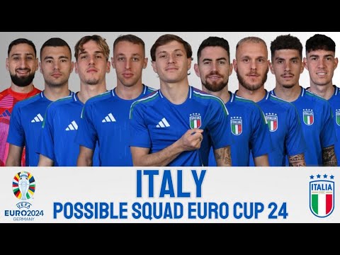 ITALY POSSIBLE SQUAD EURO CUP 2024 | ITALY 2024 | EURO CUP 2024