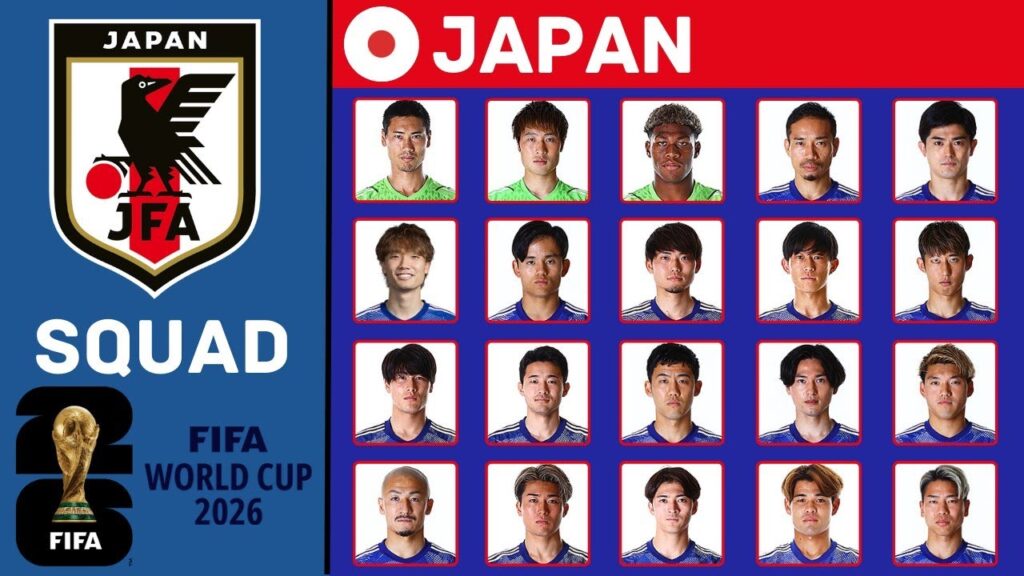 JAPAN Squad For FIFA World Cup 2026 Qualifiers March 2024 | FootWorld