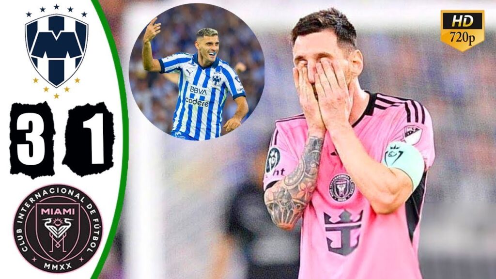 Monterrey vs Inter Miami 3-1 Resumen y Goles 2024 HD Messi
