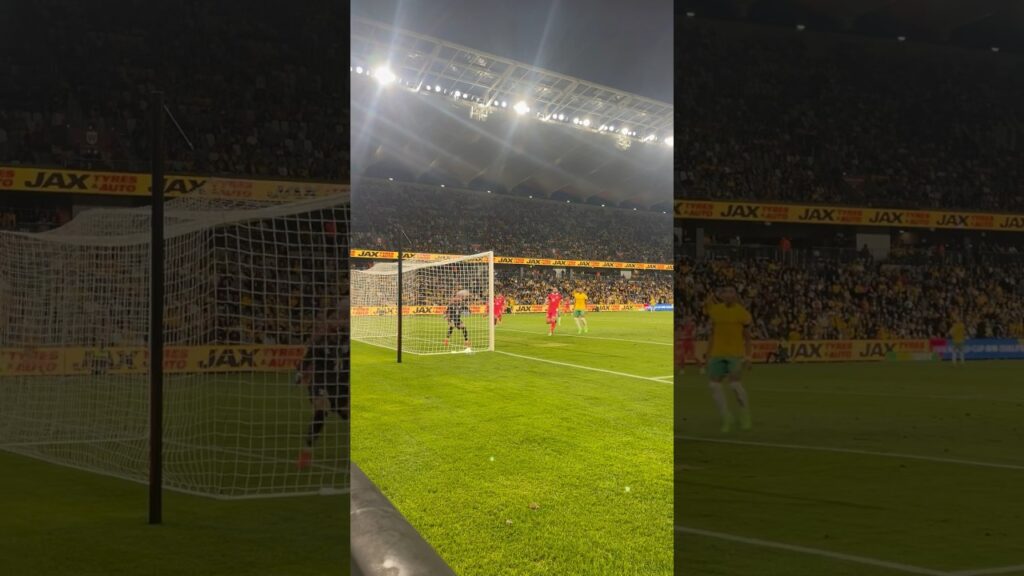 Baccus Banger 💥 Alternate Angle 📐 #socceroos #shorts