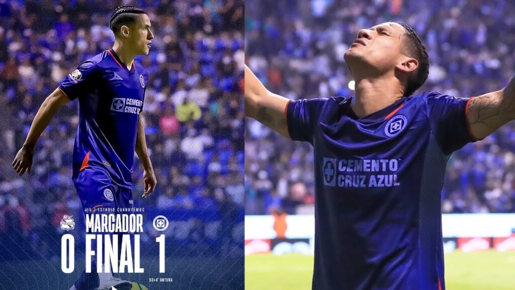 TRIUNFO SUFRIDO de CRUZ AZUL. La Máquina gana a PUEBLA con gol de ÚLTIMO MINUTO