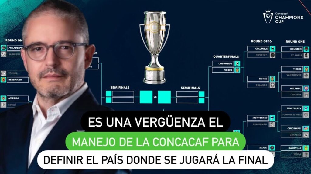 Es una vergüenza el manejo de la CONCACAF para definir el país donde se jugará la final