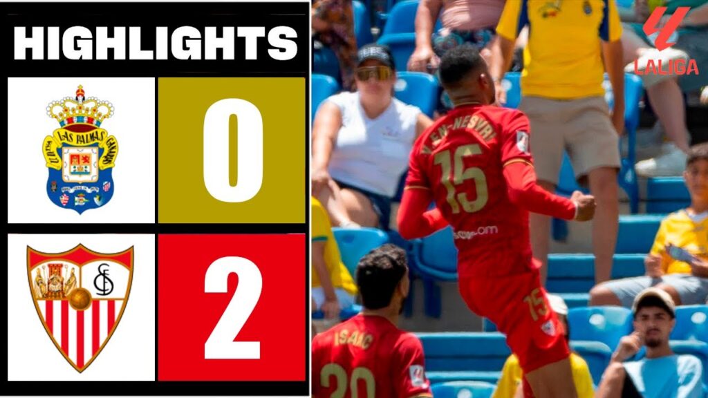 Gol de Youssef En-Nesyri | Las Palmas vs Sevilla 0-2 Resumen y Goles | LaLiga 2023/24