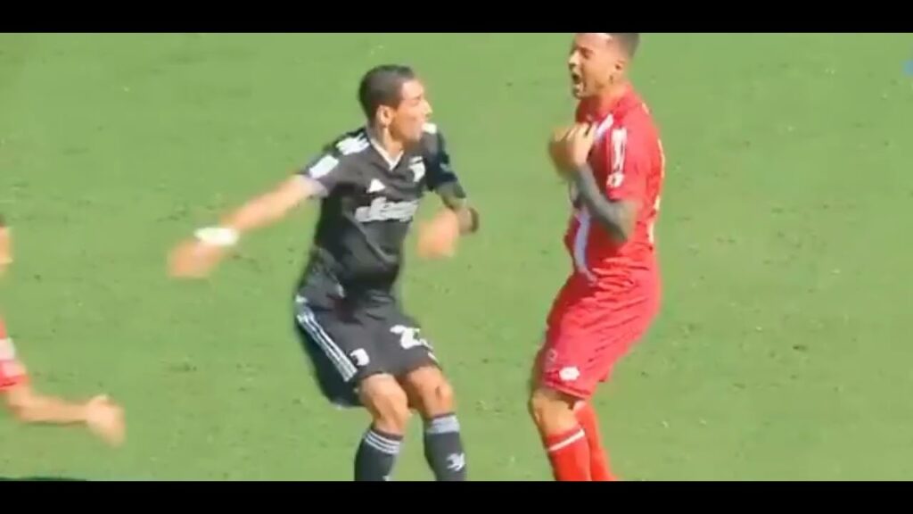 Di María sancionado con tarjeta roja en polémico partido