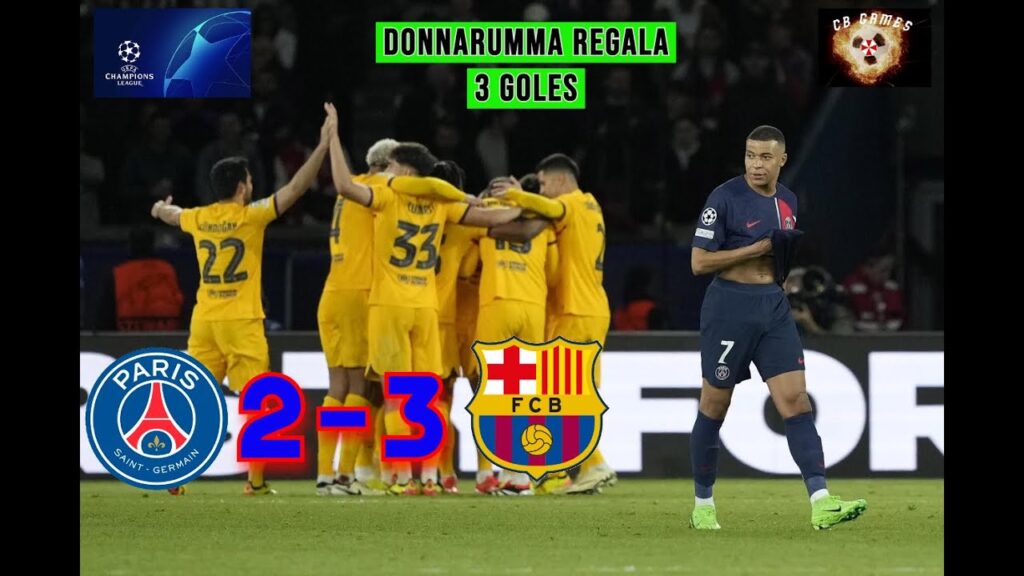 DONNARUMMA regala 3 goles AL BARCA / Keylor TITULAR YA / PSG 2 - 3 BARCELONA / Champions League