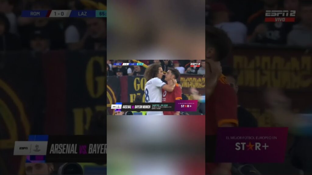 Homophobic ref stops Dybala and Guendouzi from kissing #soccer #football