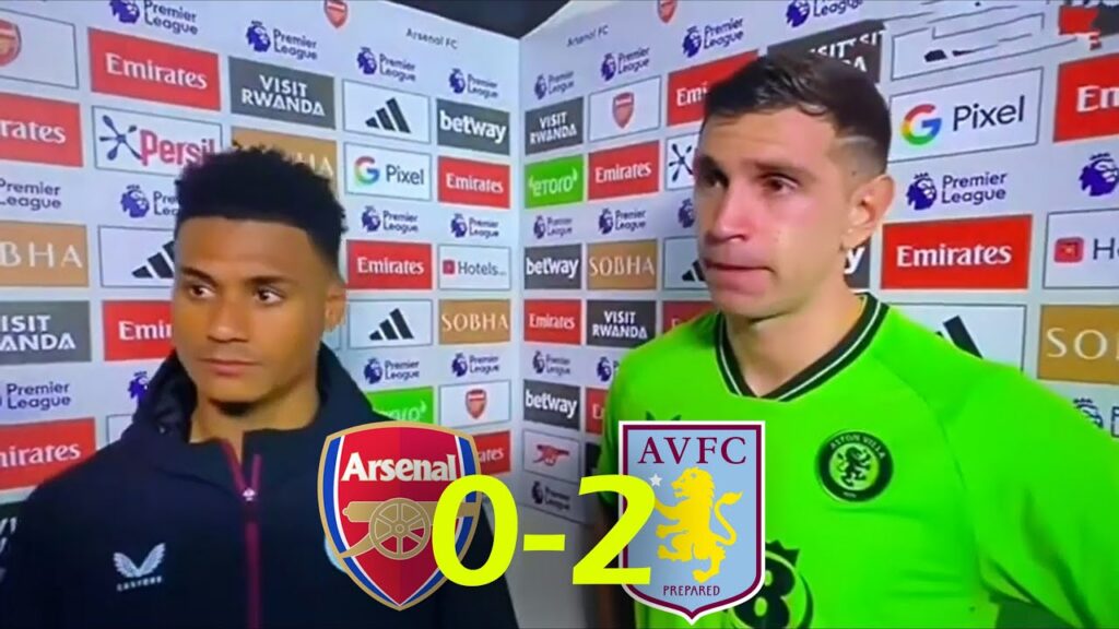 Arsenal 0-2 Aston Villa I Emiliano Martinez and Ollie Watkins I Post Match Interview Highlights