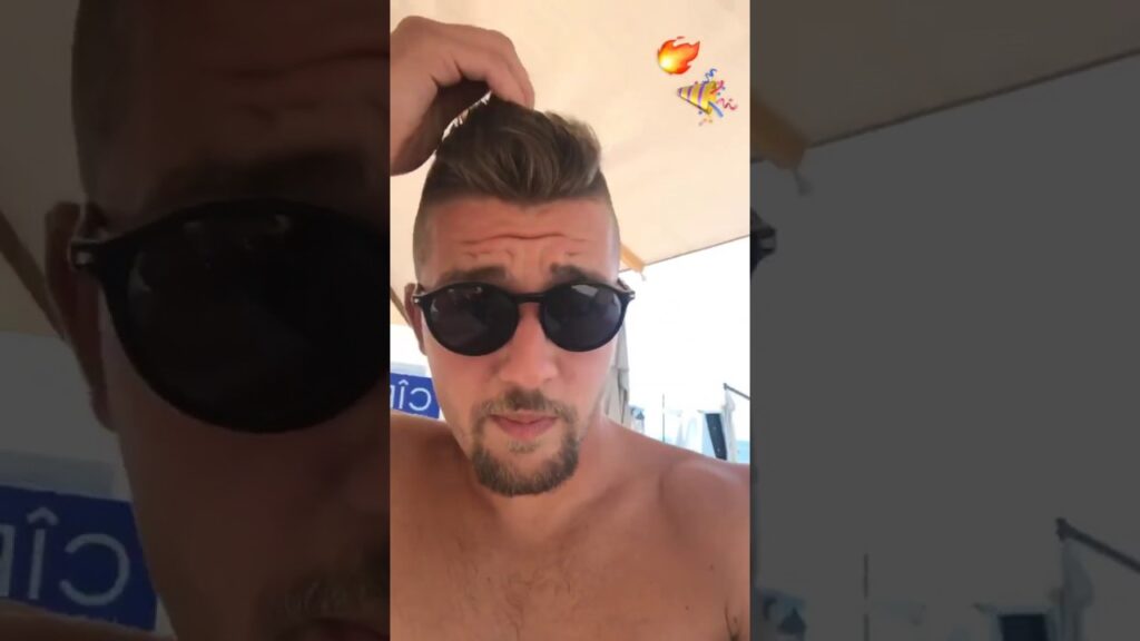 Milinkovic Savic: dolce vita in piscina!