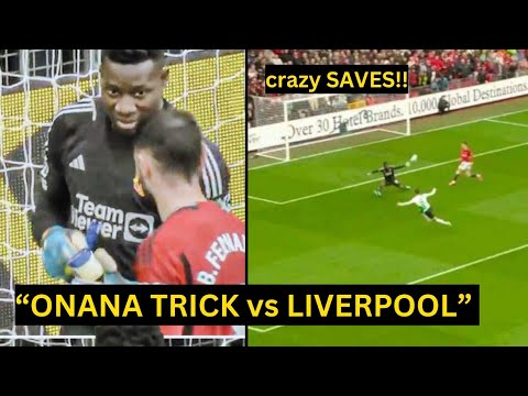 United fans PRAISED André ONANA for performance & Use Vaseline Trick 😁Vs Liverpool | Man United news