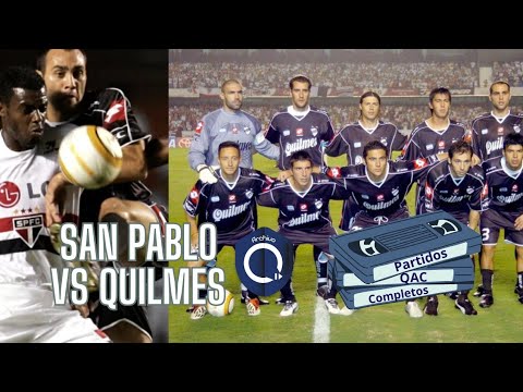 San Pablo vs Quilmes - PARTIDO COMPLETO - Copa Libertadores 2005