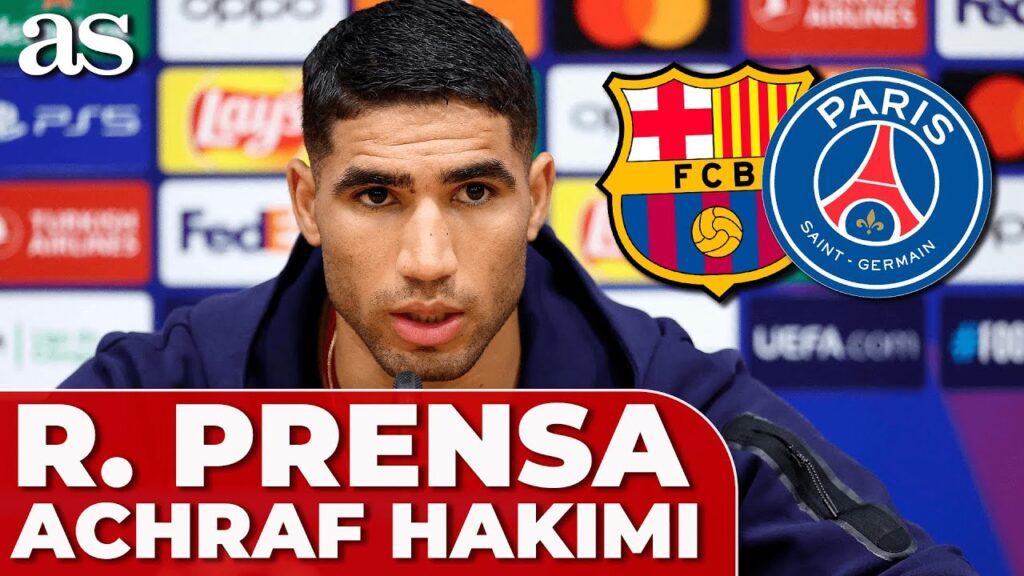 ACHRAF HAKIMI, en RUEDA DE PRENSA | Previa FC BARCELONA - PSG