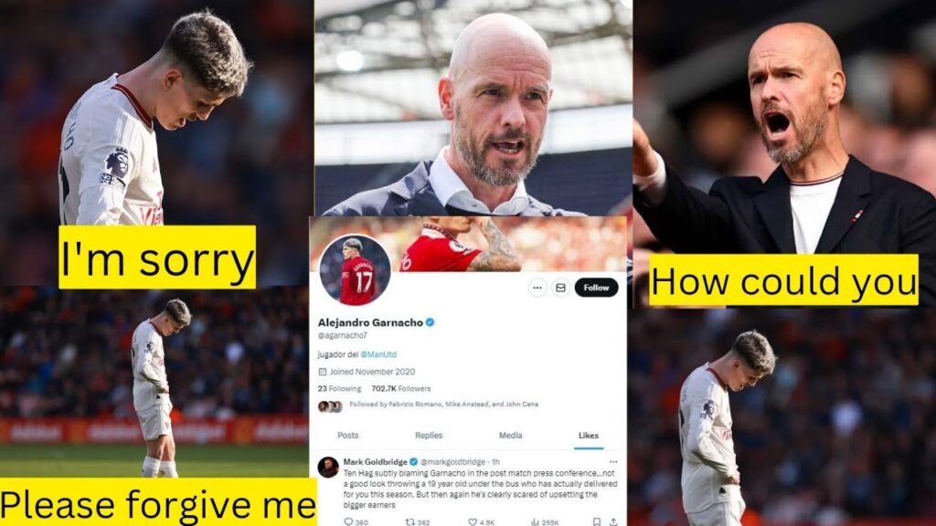 Erik ten Hag dealt with Garnacho after his brutal tweet | man united saga