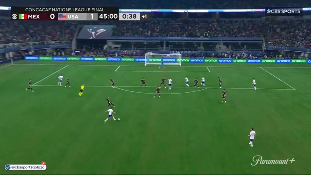 GOLAZO de ESTADOS UNIDOS a MEXICO en la NATIONS LEAGUE // TYLER ADAMS