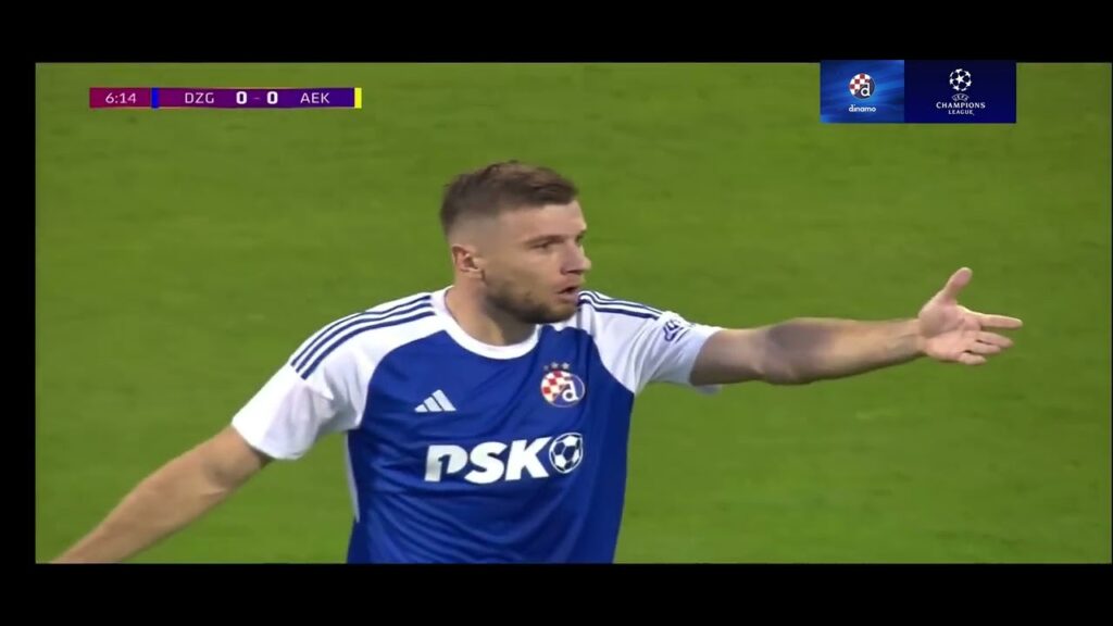 GNK Dinamo Zagreb - AEK FC 1-2 (1-0) Full Match [3rd QR-1st Leg]
