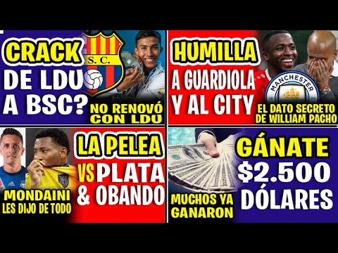 DE APLAUDIR! WILLIAM PACHO HUMILLA A GUARDIOLA Y AL MANCHESTER CITY | PELEA MONDAINI VS PLATA/OBANDO