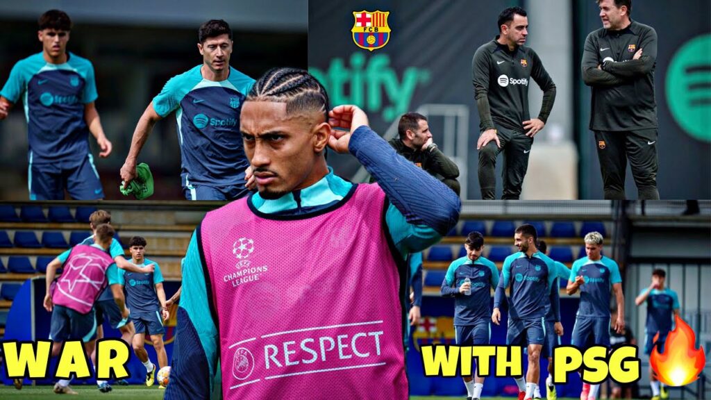Barcelona Final Training To Face PSG!🔥 Pedri, Frenkie De Jong, Raphinha, Lamine Yamal Ready🔥
