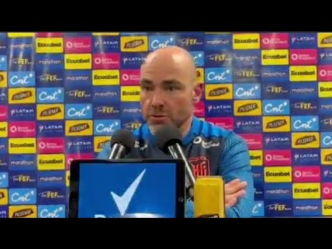 DT DE ECUADOR FELIX SANCHEZ BAS "LOS DOS HAN JUGADO A MUY BUEN NIVEL"