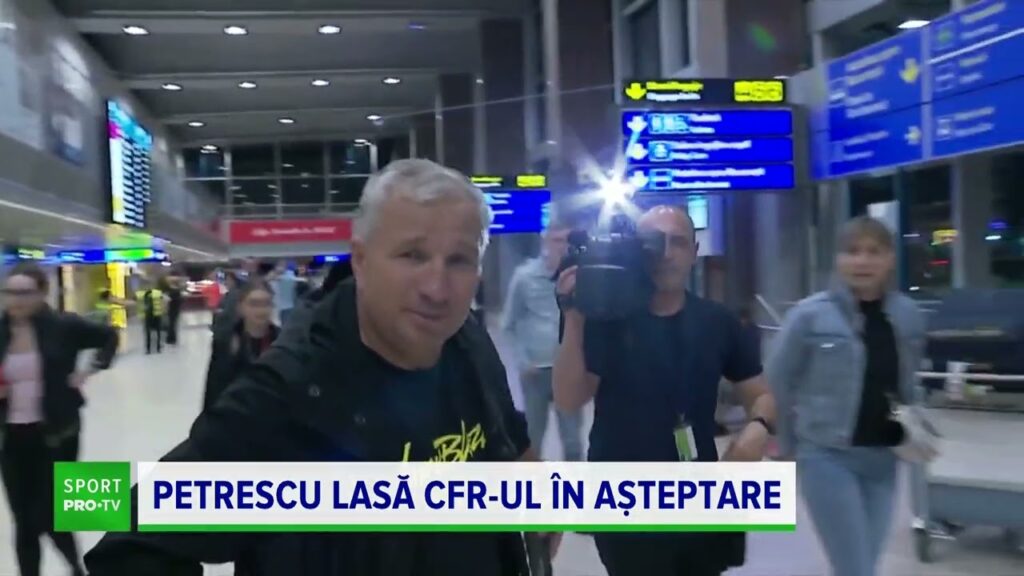 Petrescu s-a întors în România cu o zi înainte de derby-ul CFR - FCSB