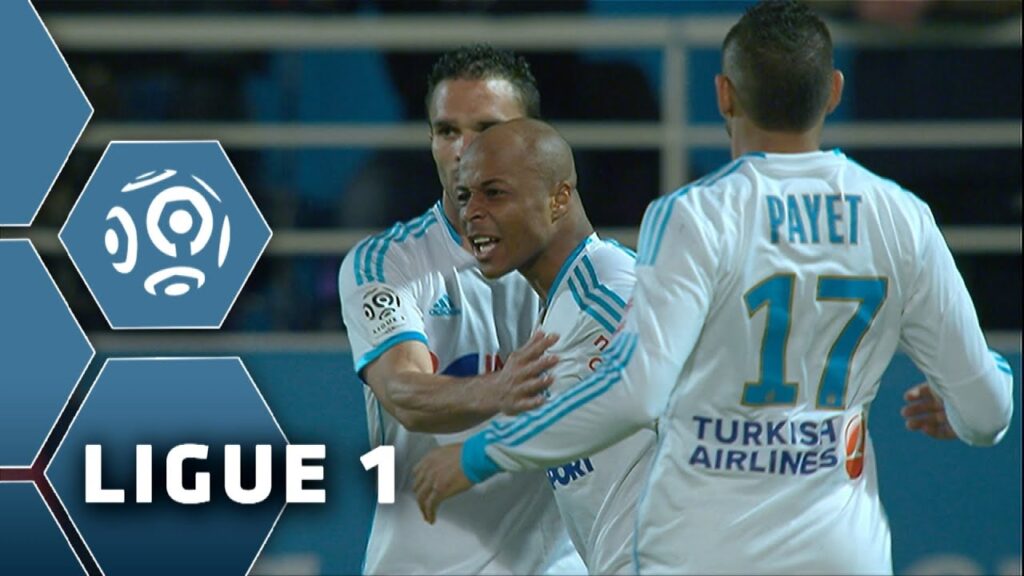 André Ayew's third HAT-TRICK for OM (OM-ACA 3-1) - Ligue 1- 2013/2014